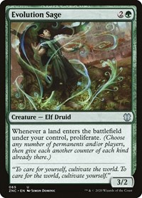 Evolution Sage, Commander: Zendikar Rising