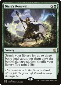 Nissa's Renewal, Commander: Zendikar Rising