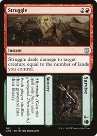 Struggle // Survive, Commander: Zendikar Rising