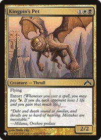 Kingpin's Pet, The List Reprints