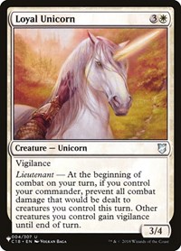 Loyal Unicorn, The List Reprints