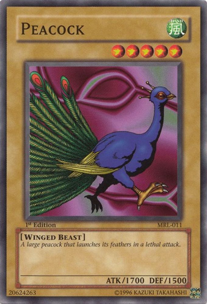 Peacock, 1st-edition, front