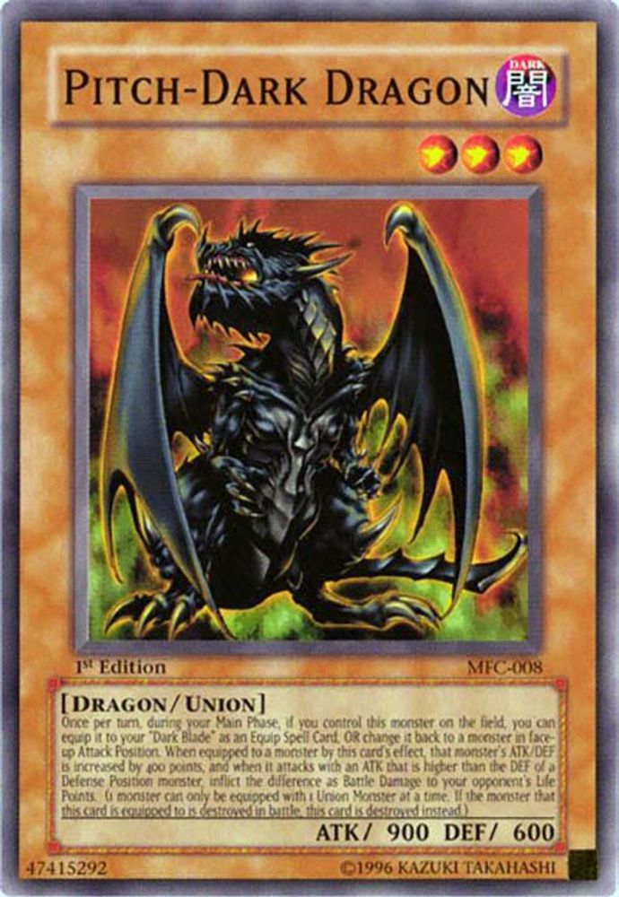 Pitch-Dark Dragon, 1st-edition, front