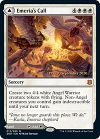 Emeria's Call, Prerelease Cards
