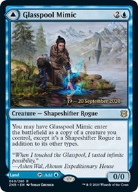 Glasspool Mimic, Prerelease Cards