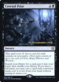 Coveted Prize, Prerelease Cards