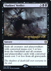 Shadows' Verdict, Prerelease Cards