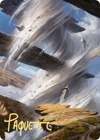 Plains Art Card (8/81) (Gold-Stamped Signature), Art Series: Zendikar Rising