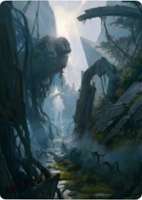 Swamp Art Card (14/81), Art Series: Zendikar Rising