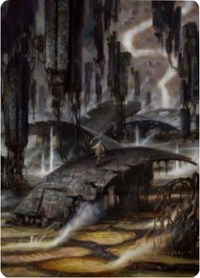 Grimclimb Pathway Art Card, Art Series: Zendikar Rising