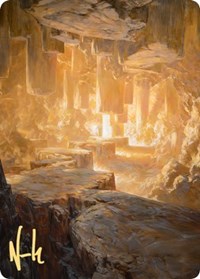 Pillarverge Pathway Art Card (Gold-Stamped Signature), Art Series: Zendikar Rising