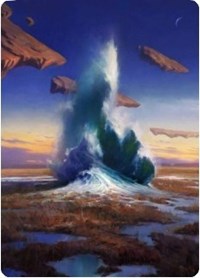 Flooded Strand Art Card, Art Series: Zendikar Rising