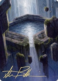 Morphic Pool Art Card (Gold-Stamped Signature), Art Series: Zendikar Rising