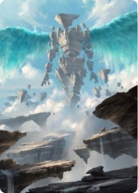 Celestial Colonnade Art Card, Art Series: Zendikar Rising