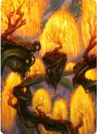 Grove of the Burnwillows Art Card, Art Series: Zendikar Rising