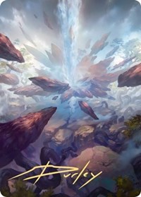 Prismatic Vista Art Card (Gold-Stamped Signature), Art Series: Zendikar Rising