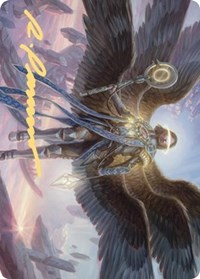 Angel of Destiny Art Card (Gold-Stamped Signature), Art Series: Zendikar Rising