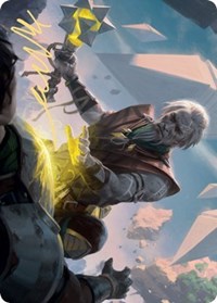 Expedition Healer Art Card (Gold-Stamped Signature), Art Series: Zendikar Rising