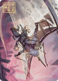 Kitesail Cleric Art Card (Gold-Stamped Signature), Art Series: Zendikar Rising