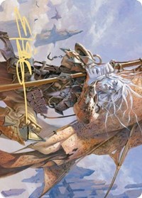 Sea Gate Banneret Art Card (Gold-Stamped Signature), Art Series: Zendikar Rising