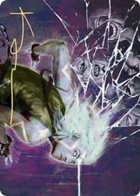 Anticognition Art Card (Gold-Stamped Signature), Art Series: Zendikar Rising