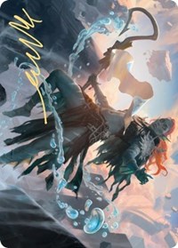 Expedition Diviner Art Card (Gold-Stamped Signature), Art Series: Zendikar Rising
