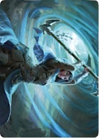 Sea Gate Stormcaller Art Card, Art Series: Zendikar Rising