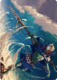 Tazeem Roilmage Art Card, Art Series: Zendikar Rising
