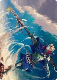 Tazeem Roilmage Art Card (Gold-Stamped), Art Series: Zendikar Rising