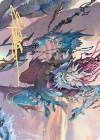 Umara Wizard Art Card (Gold-Stamped Signature), Art Series: Zendikar Rising