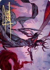 Drana, the Last Bloodchief Art Card (Gold-Stamped Signature), Art Series: Zendikar Rising