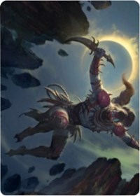Nighthawk Scavenger Art Card, Art Series: Zendikar Rising
