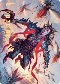 Scion of the Swarm Art Card (Gold-Stamped Signature), Art Series: Zendikar Rising