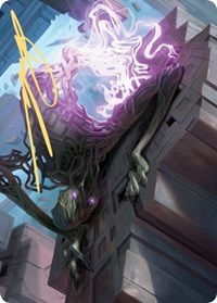 Skyclave Shade Art Card (Gold-Stamped Signature), Art Series: Zendikar Rising