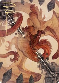 Soul Shatter Art Card (Gold-Stamped Signature), Art Series: Zendikar Rising