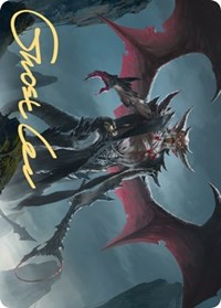 Taborax, Hope's Demise Art Card (Gold-Stamped Signature), Art Series: Zendikar Rising