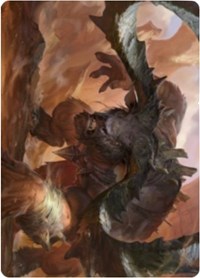 Moraug, Fury of Akoum Art Card, Art Series: Zendikar Rising