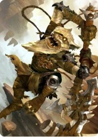Teeterpeak Ambusher Art Card, Art Series: Zendikar Rising