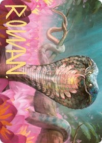 Lotus Cobra Art Card (Gold-Stamped Signature), Art Series: Zendikar Rising