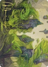 Reclaim the Wastes Art Card (Gold-Stamped Signature), Art Series: Zendikar Rising