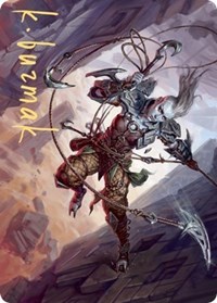 Akiri, Fearless Voyager Art Card (Gold-Stamped Signature), Art Series: Zendikar Rising