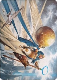 Linvala, Shield of Sea Gate Art Card, Art Series: Zendikar Rising