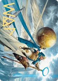 Linvala, Shield of Sea Gate Art Card (Gold-Stamped Signature), Art Series: Zendikar Rising