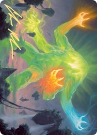 Omnath, Locus of Creation Art Card (Gold-Stamped Signature), Art Series: Zendikar Rising