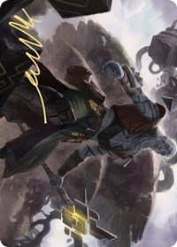 Orah, Skyclave Hierophant Art Card (Gold-Stamped Signature), Art Series: Zendikar Rising
