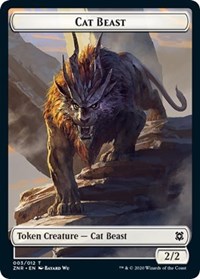 Cat Beast // Hydra Double-Sided Token, Zendikar Rising