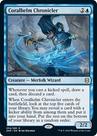 Coralhelm Chronicler, Promo Pack: Zendikar Rising