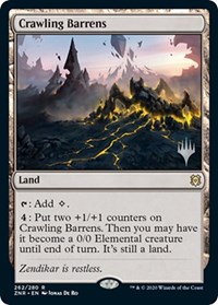 Crawling Barrens, Promo Pack: Zendikar Rising