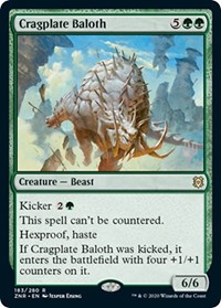 Cragplate Baloth, Promo Pack: Zendikar Rising