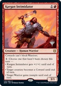 Kargan Intimidator, Promo Pack: Zendikar Rising